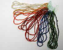 Glasperlen, vermutlich aus Kano