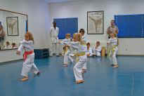 die "Kleinen" zeigen ein Kata