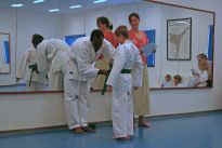 Jannis bekommt den grnen Grtel