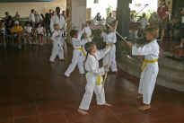 eine bung mit Stcken