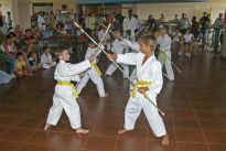 eine bung mit Stcken