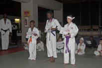 Siegerin und Platzierte im Einzel-Kata