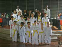 Gruppenbild am Ende des Trainings