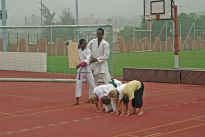 Vorbereitungen zum Sprung