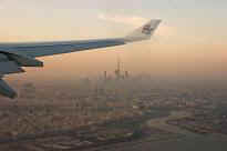 im Anflug auf Dubai
