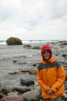 Jannis an der Nordspitze der Insel land